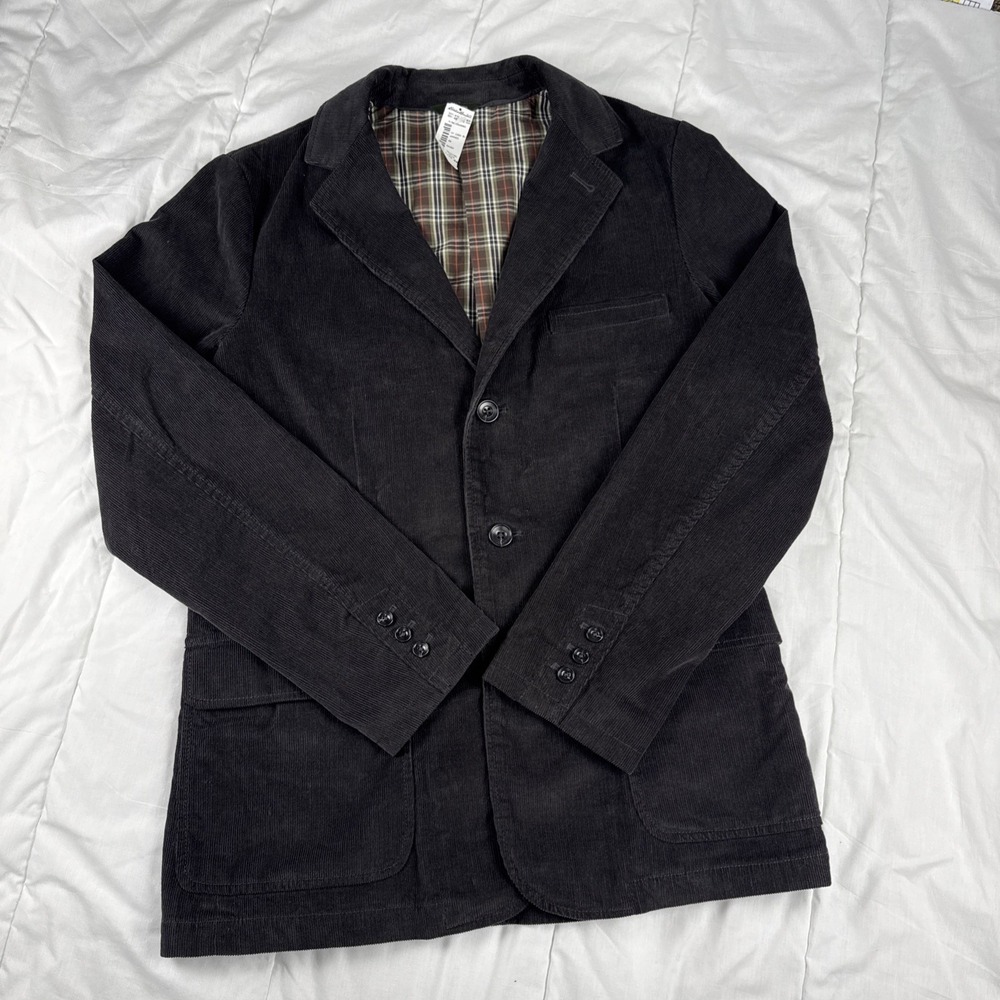 Eddie Bauer Blazer Mens 40T Raven Corduroy 3 Button Sport Jacket NWT